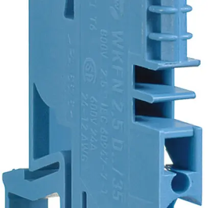 Abzweig-Reihenklemme Hager 2.5mm² 3×N, 800V/24A, Steckklemme, seitlich offen 