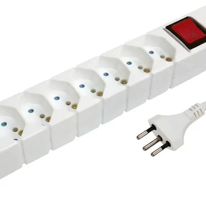 Prise multiple STEBA VARIABL 8×T13 avec interrupteur 3m blanc 