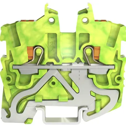 Morsetto passante WAGO TOPJOB-S 2250 1mm² 2L TH15 verde/giallo 