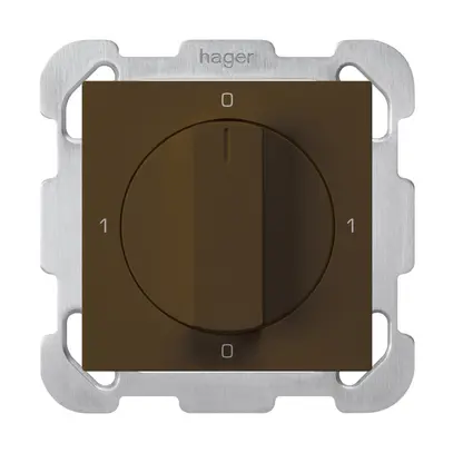 Interruttore rotativo INC kallysto 0/1L marrone con manopola 
