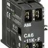 Blocco di contatti ausiliare ABB CA6-11M 1Ch+1R 