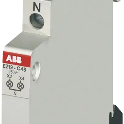 Avvisatore luminoso LED 12…48VAC-DC rosso 