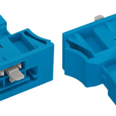 Spina WAGO 5L 0.25…1.5mm² blu codificazione I 16A 400V Snap-In 