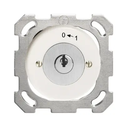 Contact pivotant ENC 0<-1/1P blanc, avec serrure de sûreté 