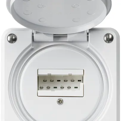 Scatola di raccordo INC robusto IP55 bianco 2×TT83 per combinazione 