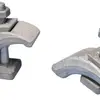 Crampon Caddy pour rail en C, zingué à chaud 
