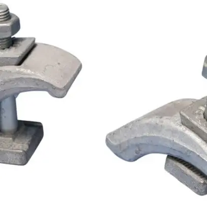 Crampon Caddy pour rail en C, zingué à chaud 