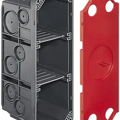 Boîte ENC HSB Vario, p.béton, construc.légère, 3×1, 190×70×70 mm 