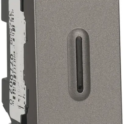 Contact à bascule lum.INC MOS ARL 6A magnésium 1mod. 