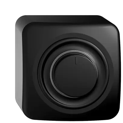 Regolatore AP STANDARDdue 20…600W illuminabile ritardo fase discendente nero 