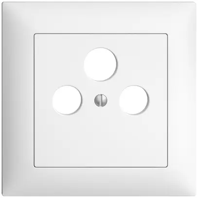 Kit frontale INC EDIZIOdue bianco 88×88mm 