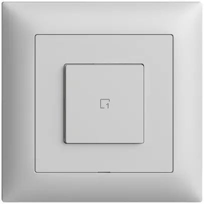 Comando per pulsante scena INC 1 scena/1T WLAN Edue Wiser grigio chiaro 