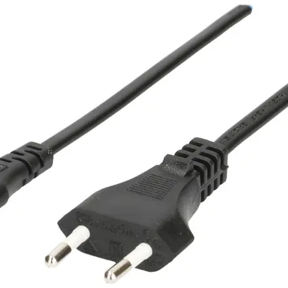 Cavo d'apparecchio MH, T26/C7, Tdlf 2×0.75mm² 3m, nero 