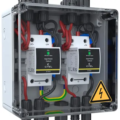 Coffret de raccordement de générateur  Citel GAK CiPlug2-XS-AF-4In2Out 