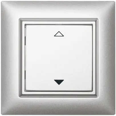 Pulsante RF AP ALADIN EnOcean EDIZIOdue, 1-volta, grigio chiaro, V/Λ 