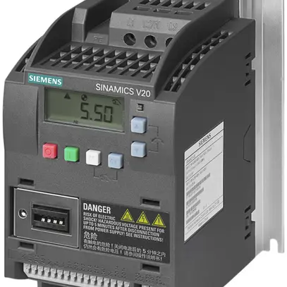 Convertisseur de fréquence Siemens SINAMICS V20 1.1kW 3AC non-filtré Modbus 