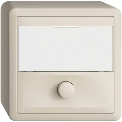 Tasto AP con porta-etichetta EDIZIOdue crema 