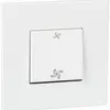 Interrupteur de ventilateur ENC ATO 3/1L 10A blanc 