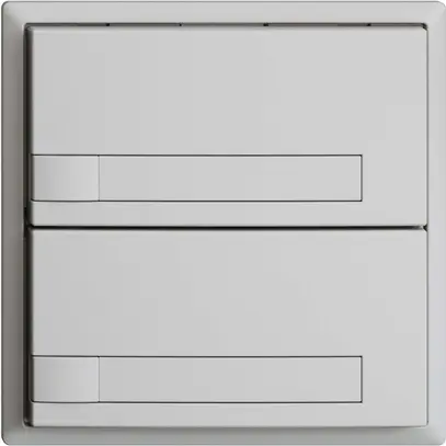 UP-Universaltaster 2×1T Schraubklemme EDIZIOdue hellgrau, mit Papiereinlage 