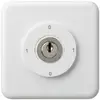 UP-Schlüsselschalter 0/1L basico weiss 