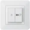 Interrupteur lumineux ENC kallysto.trend blanc 1/1L symbole lumineux+ventilation 