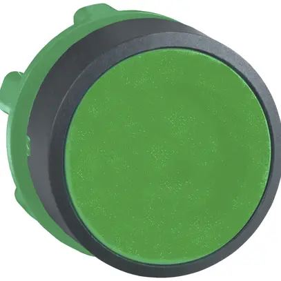 Pulsante Schneider Electric piatto verde 