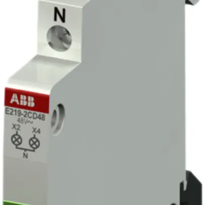 Avvisatore lum.AMD ABB LED verde/rosso, 12…48VAC, E219-2CD48 