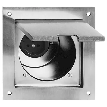 Prise INC FH T15 grd.III laiton nick. bornes enf. 