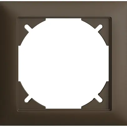 Telaio di copertura EDIZIOdue 80×86mm coffee 