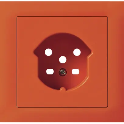 Kit frontale INS kallysto per presa INS G3 1×T15 telaio avvitabile arancione 