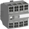 Blocco di contatti ausiliare ABB CA4-31EK, 3Ch/1R 4A AC-15, frontale Push-In 