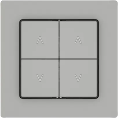 Contact pour stores EDIZIO.liv SNAPFIX® 10A 250V 4 touches 2 canaux grc 