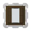 Tasto INC kallysto B KNX 4× s/e-link marrone 