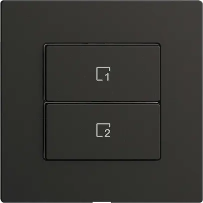 Kit recouvrement pour poussoir scène 2 scènes vert./2T Edue Wiser noir 