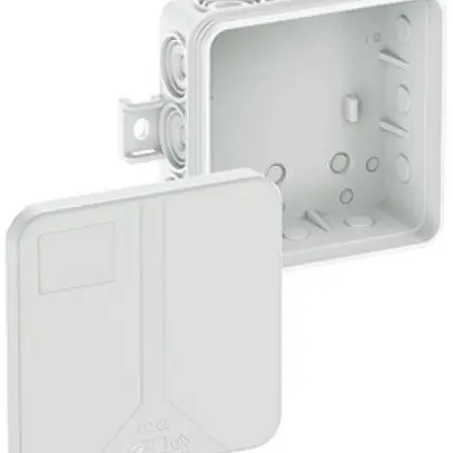 Boîte de dérivation AP Günther Spelsberg i 12-L GL 85×85×37mm IP55 gris clair 