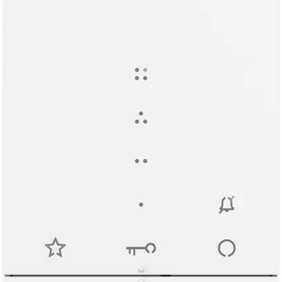 Audio-Hausstation Bticino CLASSE 100 A16E, 2-Draht, weiss 