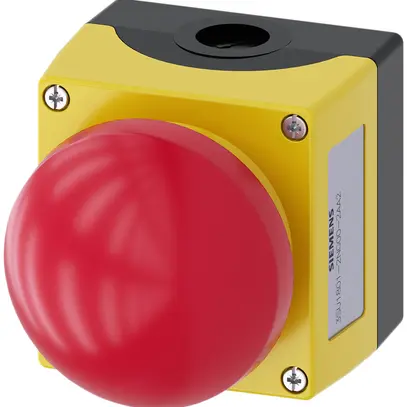 Contatto a fungo Siemens SIRIUS ACT, 1Ch+1R, plastica rosso/giallo 