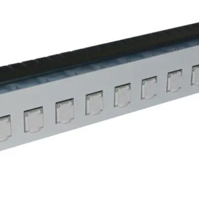 Pannello cat.6 1UA 16F.16RJ45/s bianco 