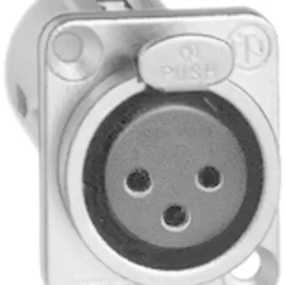 Presa FH XLR 3L colore neutro 