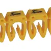 Kennzeichnungsring Legrand CAB 3, für 1.5…2.5mm² Aufdruck: '4', gelb 