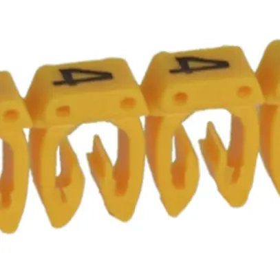 Kennzeichnungsring Legrand CAB 3, für 1.5…2.5mm² Aufdruck: '4', gelb 