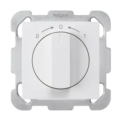 Contatto rotativo INC 1>0<2 bianco kallysto con manopola 