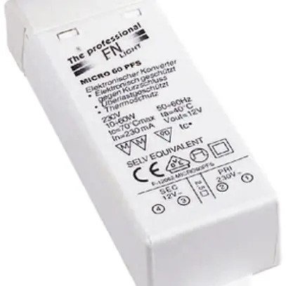 Trasformatore SLV FN MINITRAFO 1, 12V 60VA bianco 