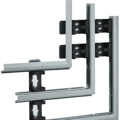 Angle plat Hager multiple pour BKIS 25mm zing. 