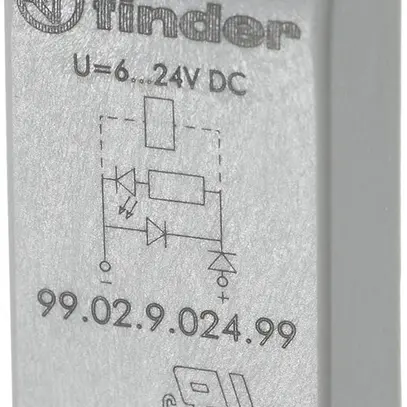 Entstörmodul Finder Ableitwiderstand 110…240VAC für Serie 95 grau 
