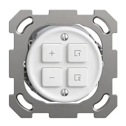 Stazione secondaria INC 1K/4T per dimmer scena Sdue Wiser bianco 