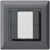 UP-Multifunktionstaster kallysto.line KNX RF 4-fach anthrazit 