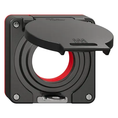 Couvercle avec clapet NEVO Ø42mm verrouillable IP55 no (joint ro) 