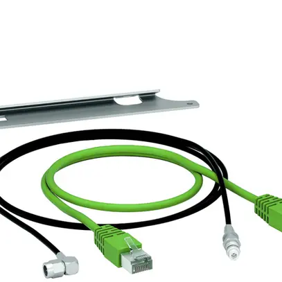 Kit d'antenne Evlink monté dans la station de recharge 