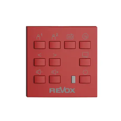 Kit montaggio EDIZIOdue F per Voxnet con 10 tasto & finestra IR, berry 